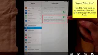 Old Version Tutorial - How to Use Control Center/Control Panel on iPad/iPhone iOS 7.0 screenshot 4