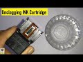 Clean Inkjet cartridge printhead | Unclog & Clean Clogged Cartridge | how to Clean inkjet cartridge