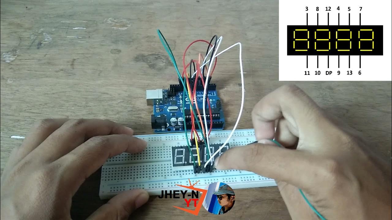 HOW TO USE 4 DIGIT SEGMENT | 4 DIGIT DIGITAL TUBE | ARDUINO BASIC ...