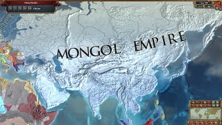 [EU4] The Mongol Empire Timelapse 1.30
