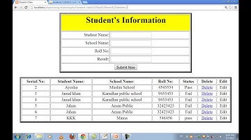 New PHP MySQL Tutorials in Urdu Hindi part 31 deleting data from database