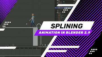 Splining 3D Animation | Workflow in blender 2.92 | Time Lapse