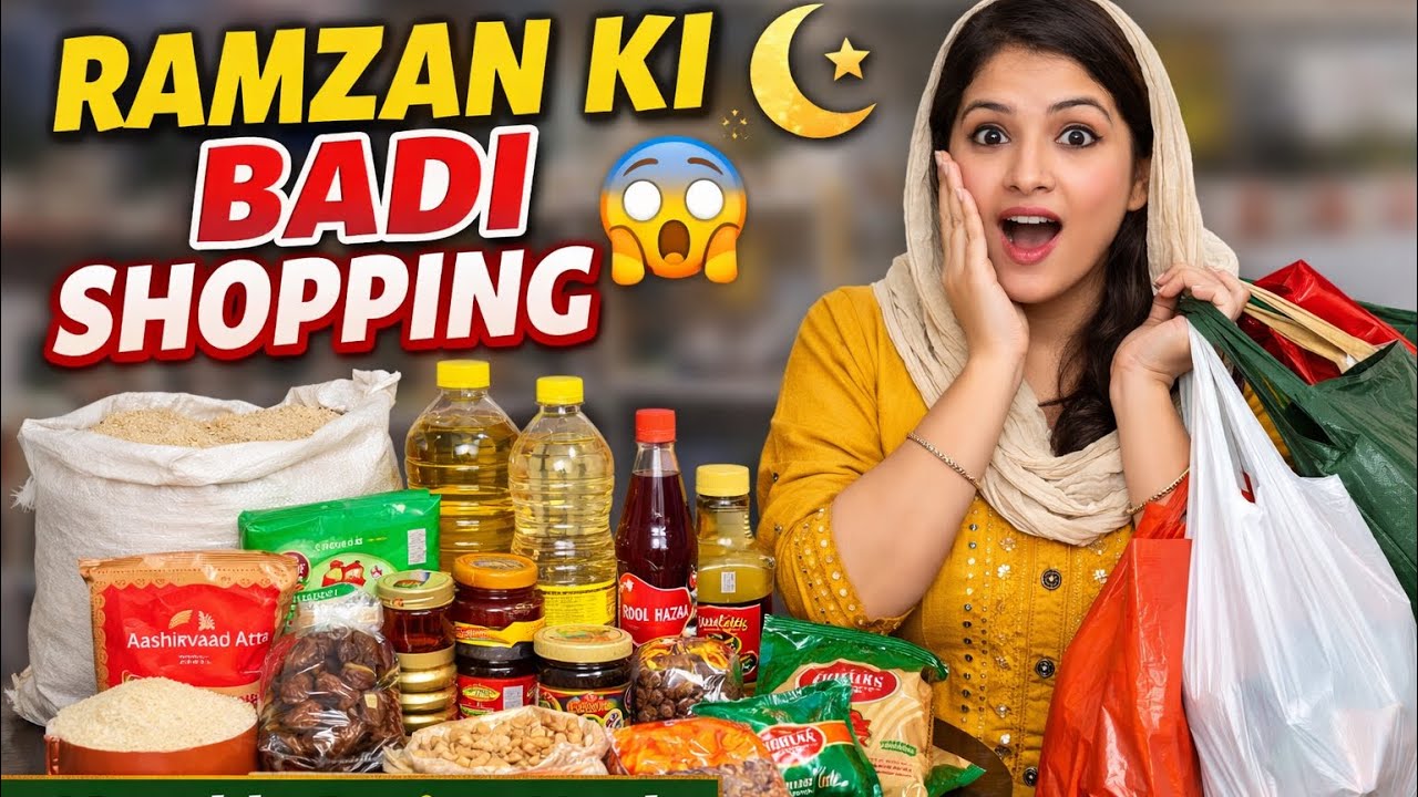 Ramzan Ki Tayari Start 🌙 Grocery Shopping Vlog | Full Ration Haul