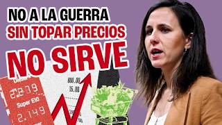 Ione Belarra La Gente No Puede Elegir Entre Comida O Gasolina, Hay Que Topar Los Precios