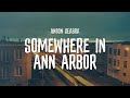 Anson Seabra - Somewhere in Ann Arbor (Demo)