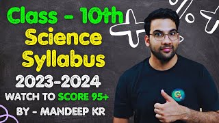 Class 10th Science Syllabus (2023-24) || CBSE || By @GREENBoard