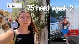 I Ran My First 10K During a Heatwave | 75 HARD Week 2