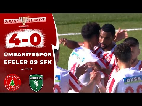 Ümraniyespor 4 - 0 Efeler 09 SFK Maç Özeti (Ziraat Türkiye Kupası 4 .Tur Maçı) / 09.11.2022