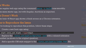Fixing the Blank Screen Issue in Your Ionic v5 React Chrome Extension