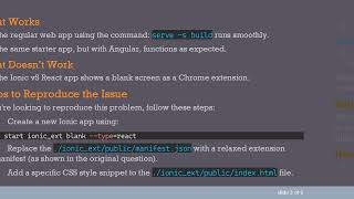 Fixing the Blank Screen Issue in Your Ionic v5 React Chrome Extension