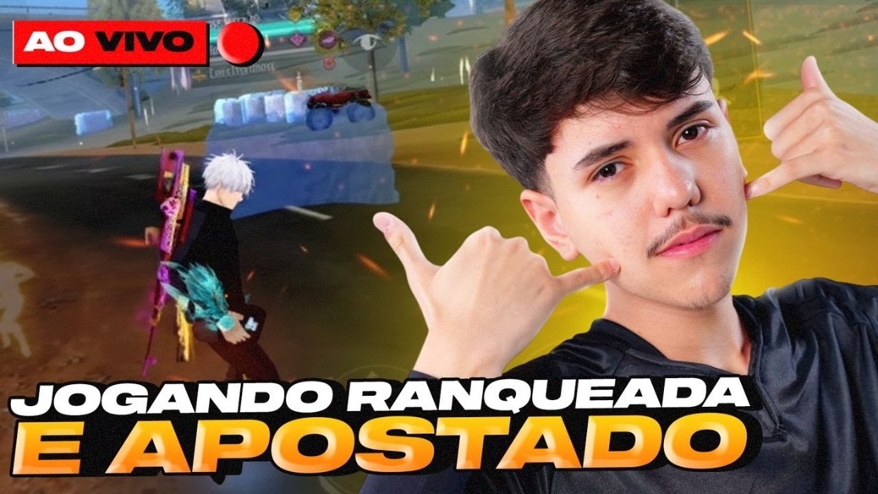 🟢🏆JOGANDO APOSTADO + RANK COM CHAT🏆🟢 BROTA NA RESENHA- BZP10 - FREE FIRE AO VIVO