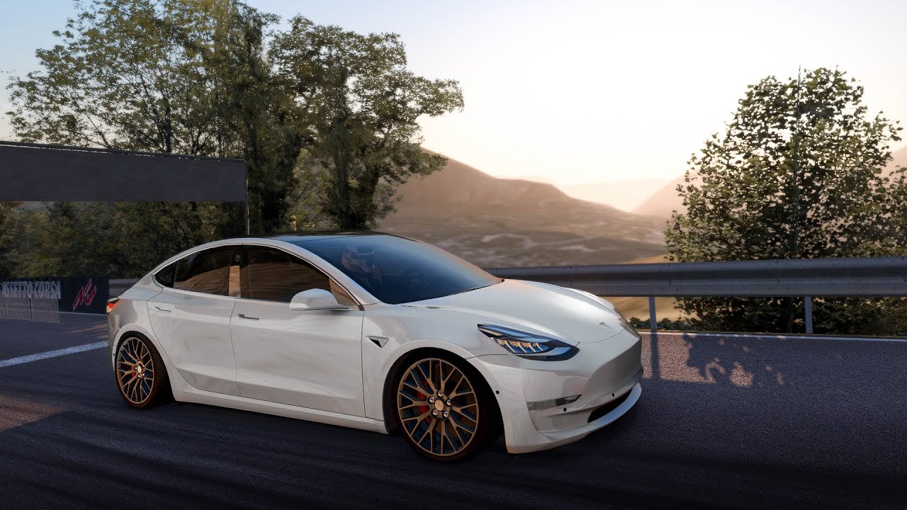 Tesla roadster assetto corsa
