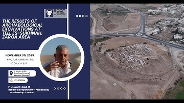 The results of archaeological Excavations at Tell Es-Sukhnah, Zarqa Area", by Dr. Nabil Ali