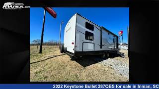 Beautiful 2022 Keystone Bullet Travel Trailer Rv For Sale In Inman, Sc Rvusa.com