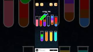 COLOR SORT PUZZLE LEVEL 786