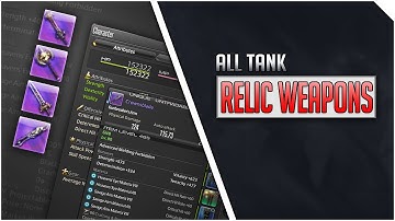 FFXIV: Patch 5.25 ► All Tank Relic Weapons