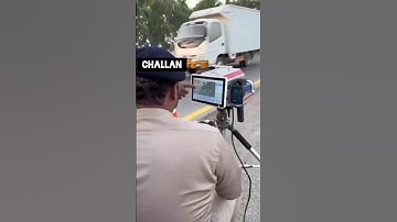 Traffic speed Camera detector || traffic speed Challan #challan #speed