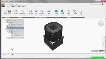 Netfabb Simulation - Preview the Mesh for a Simulation