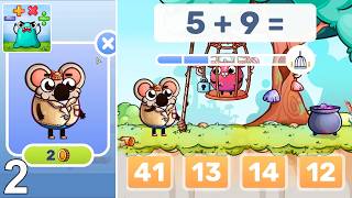 HELP YOUR KIDS LOVE MATH! 🧠🎮 MATHHERO EP 2: RESCUE MISSION | Best Educational Math Games Android iOS screenshot 2