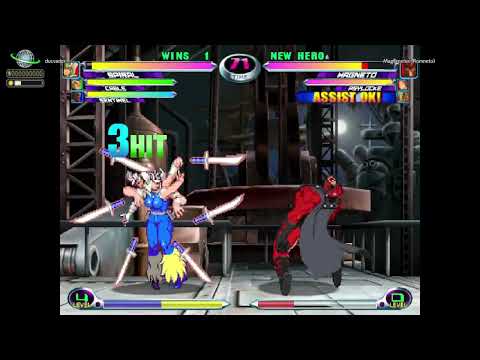 MvC2: Duc - Spiral Teleport Thru Shockwave then Swords Tag to Cable AHVB x 3 100% Combo .:8.31.25:.