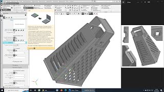 Листовое моделирование терки в Компас-3D