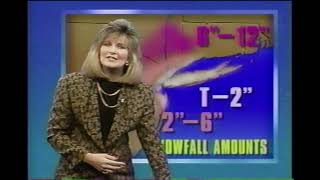 December 10, 1992 - WPIX - Linda Church Weather Report