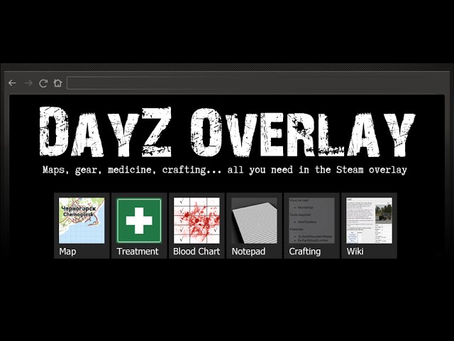 I dont know if many people know about this but you can use your steam  overlay browser to use as a map. : r/dayz