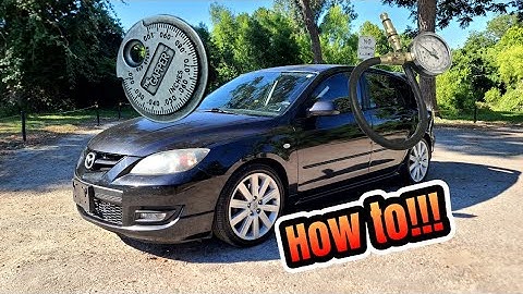 How to replace Mazdaspeed3 spark plugs| compression test