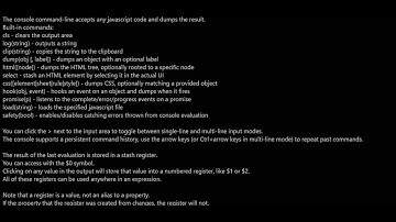 General Development | Cool debug menu