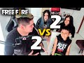 JUGAMOS 2VS2 CONTRA MI NOVIA Y MI SOBRINA en FREE FIRE !! | LUAY