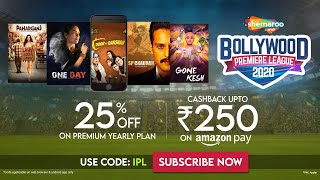 Bollywood Premiere League2020 25% On Premium Yearly Plan Exciting Offers