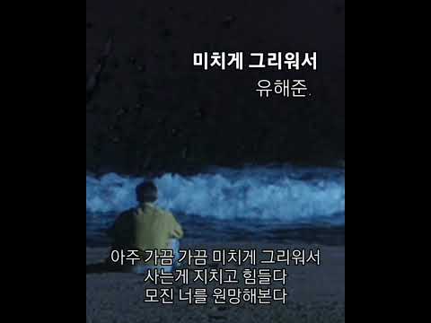 🔸️미치게그리워서🔸️유해준🔸️가사자막