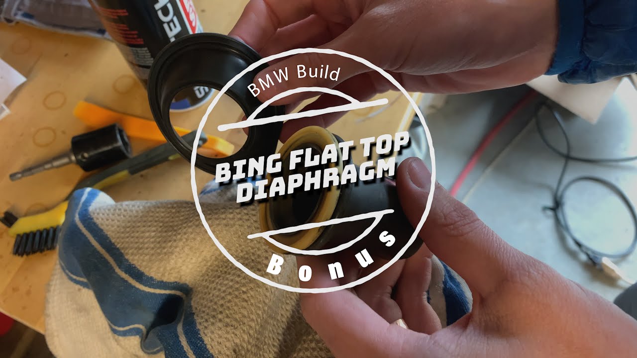 VlogBonus BMW R80/7 Build | Bing Flat Top Diaphragm Replacement