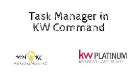 Tasks in KW Command