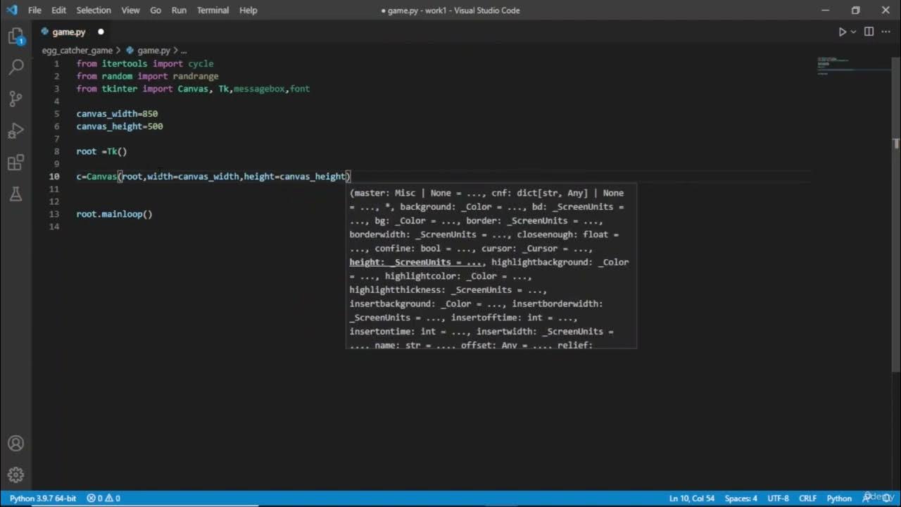 116 Project 114 Egg Catcher Game using python - YouTube
