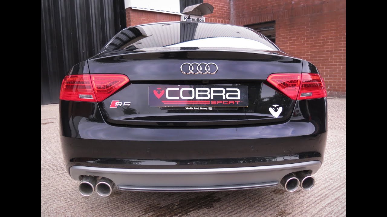 Audi S5 Resonated Cat Back Performance Exhaust by Cobra Sport Exhausts