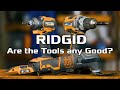 Ridgid cordless tool review  after owning them for 5 years