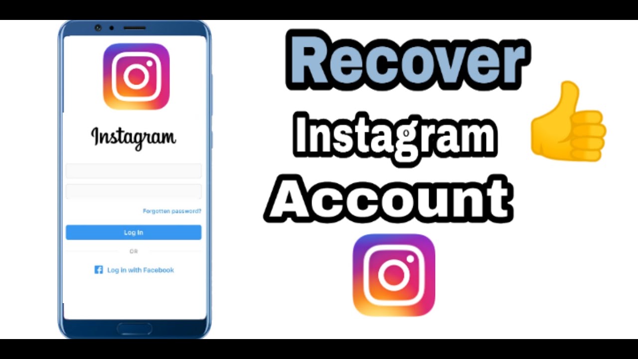 How to Recover Instagram account Without mobile number