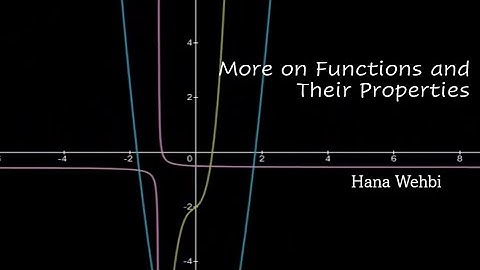 Even or Odd Functions, Tests for Symmetries on Functions