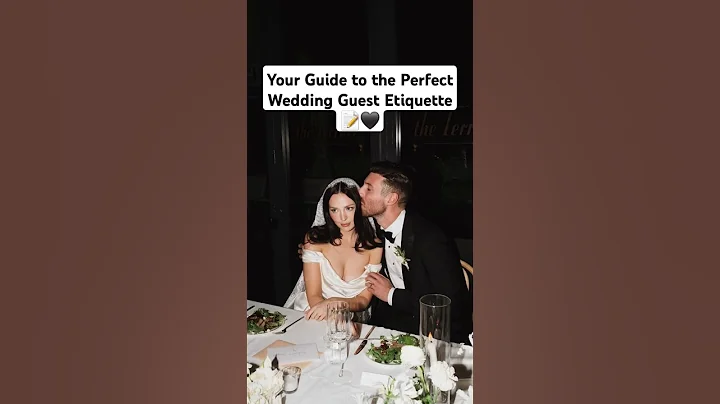 Your Guide to the Perfect Wedding Guest Etiquette 📝🖤 #weddingguests #weddingsdownunder #wedding