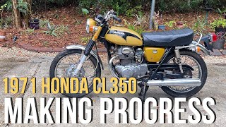 Vintage Honda Rescue: The Honda CL350 Journey Continues #cl350 #cb350 #motorcyclerewind