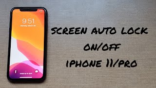 Screen auto lock on/off iPhone 11/pro screenshot 3