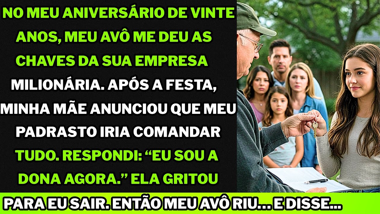 Meu padrasto roubou a EMPRESA que meu avô me deixou, mas nunca esperava o que ele preparou em...