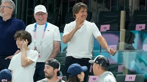 Tom Cruise performs 'epic stunt' at Olympics closing ceremony