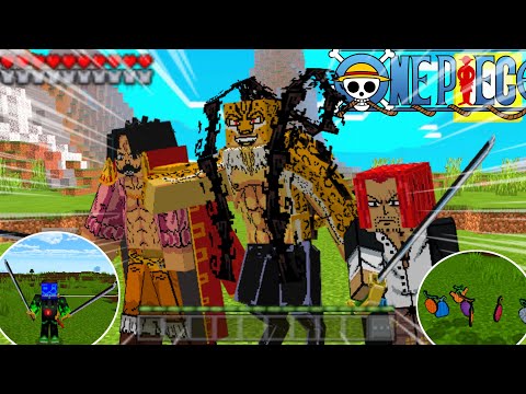 Becoming LUFFY in HARDCORE Minecraft One Piece Mod - BiliBili