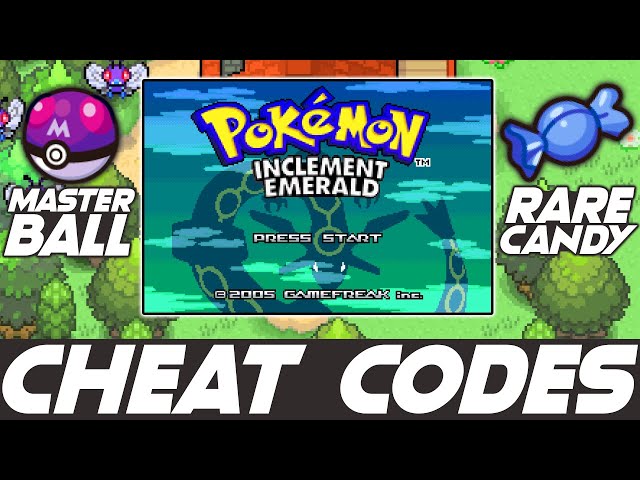 Pokemon Inclement Emerald 1.13 Working Cheat Codes! (2022)