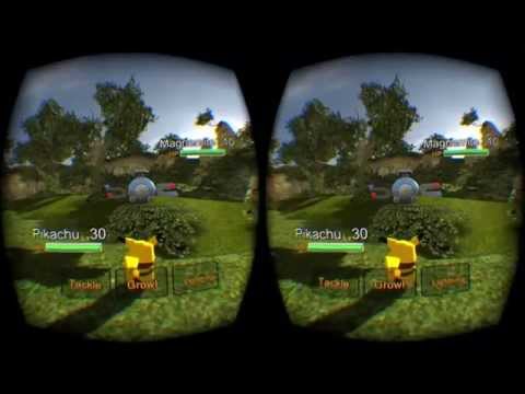 Pokemon in Virtual Reality! Gameplay of Pokemon VR for Oculus Rift, Leap Motion, and Voice Attack