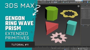 #11| GENGON | RING WAVE | PRISM | Extended Primitives | 3ds Max Basic Course | Hindi/Urdu