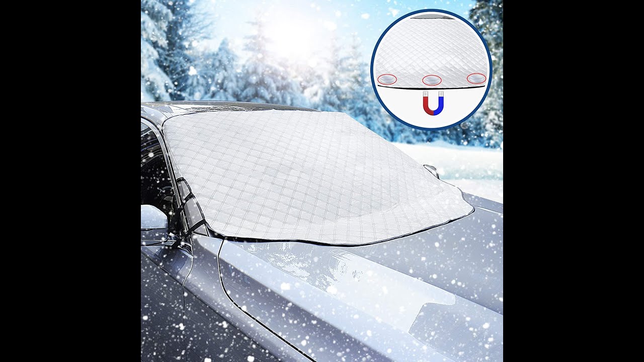 Frontscheibenabdeckung, Autoscheibenabdeckung, Scheibenabdeckung Auto Winter  mit Magnet, Sonnenschutz Auto Frontscheibe Faltbar mit Seitenansicht  Spiegel Abdeckung für Autos SUVs 193×126cm : : Auto & Motorrad