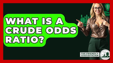 What Is A Crude Odds Ratio? - The Friendly Statistician